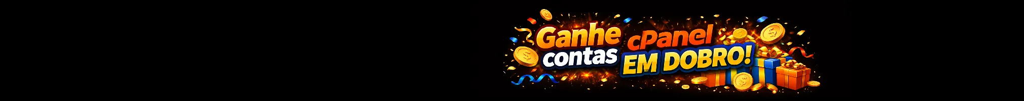 Ganhe contas cPanel em dobro